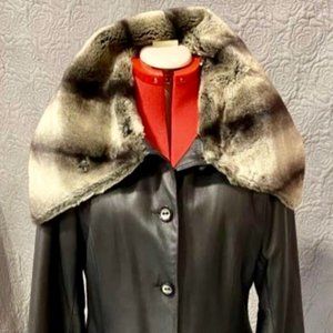 Vintage Danier Leather 90s does 70s Trench Y2K